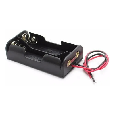 Porta Pilas 2 Baterias Aa Electronica Robotica Arduino Pic | Envío gratis