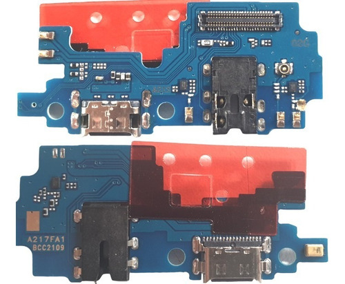 Placa Conector De Carga Compatível Galaxy A21s Com Microfone