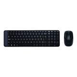 Kit De Teclado E Mouse Sem Fio Logitech Mk220 Português Bras