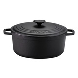 Panela De Ferro Caçarola Neo 5l Tampa E Alça De Ferro 26cm