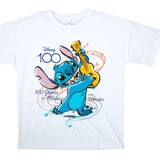 Polera Stitch, Disney 100 Años, Tallas Juveniles