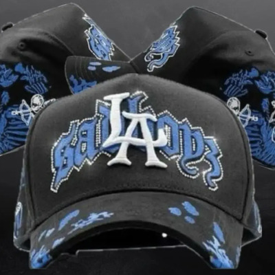 Gorra Dandy Hats X Junior H Sad Boyz Angel Azul Ajustable G | Envío gratis