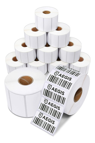 Adhesivos Aegis - Etiquetas Térmicas Directas De 2 X 1 Par
