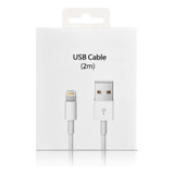 Cable Usb Para iPhone 6 7 8 X Xr 11 12 13 2 Metros
