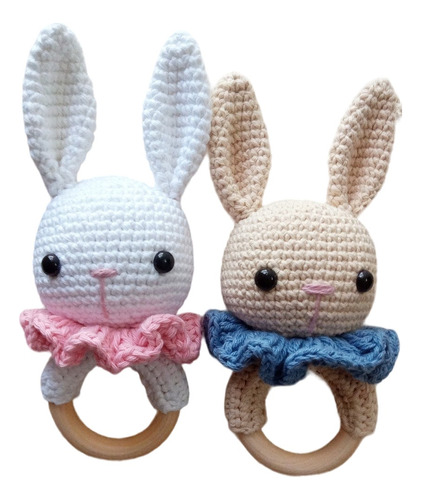 Sonajero De Coneja A Crochet - Amigurumi