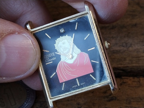 Reloj Citizen Vintage Años 70 Con El Sagrado Corazón