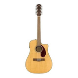 Guitarra Electroacústica Fender Classic Cd-140sc 12 Natural