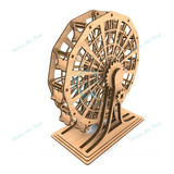 Roda Gigante Puzzle 3d Corte Laser Mdf 3mm