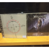 Megadeth - Lote × 2-countdown Uk+ Cryptic Writings - Holland
