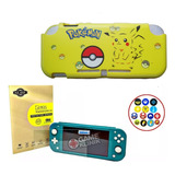 Kit Nintendo Switch Lite Case Protector + Mica Pokemon 02