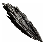 Pedra Cianita Negra Vassoura Bruxa 250g Cristal Natural 