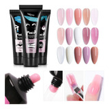 Poly Gel Para Uñas Moldeable Esculturales Colores 1pz 