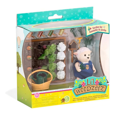 Juego De Jardinería Lil Woodzeez Con Figura Y Accesorios Branford Ltd.