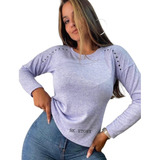 Remera Tipo Sweater Lanilla