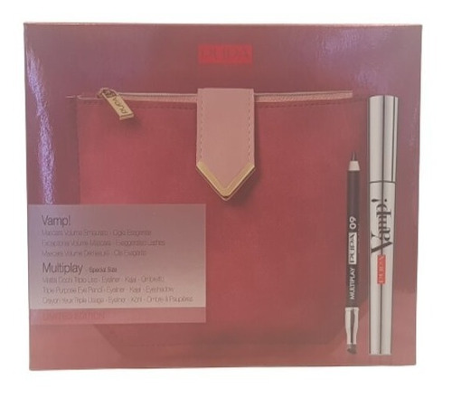 Pupa Kit Neceser + Mascara Vamp + Delineador Multiplay