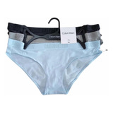 Set De 3 Calzones Bikini Calvin Klein Originales Talla M