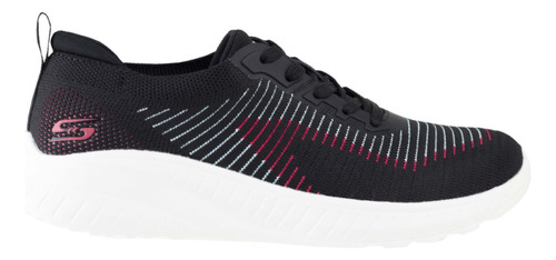 Tenis Skechers Para Correr Bobs Sport 117207 Negro Multicolo