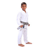 Kimono Torah Reforçado Flex Branco Infantil Com Faixa