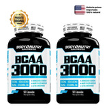 Combo 2x Bcaa 3000 100 Caps Body Nutri