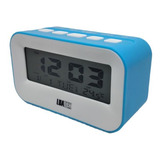 Relógio De Mesa Alarme Data Temperatura Com Led 11 X 6 Cm