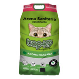 10 Kg Arena Sanitaria Aglutinante Topk9 Manzana