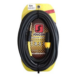 Cable Plastico Xlr Macho A Plug 6.3  De 6 Metro Solcor