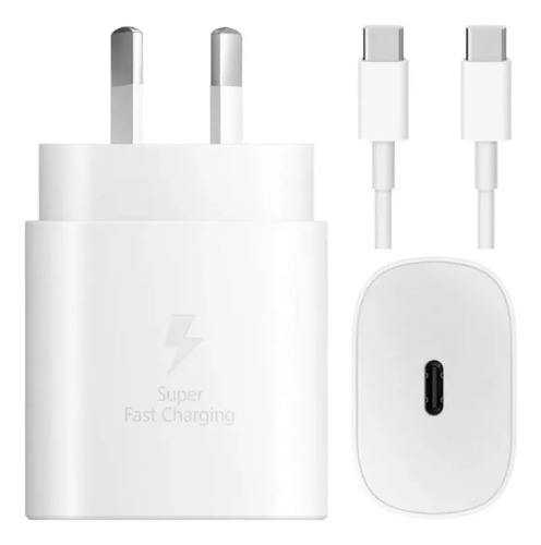 Kit Cargador Con Cable Usb-c A C Super Rapida 20w Completo 