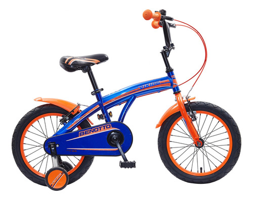 Bicicleta Benotto Infantil Viking Rodada 16 Niño Frenos V Color Azul Tamaño Del Cuadro Unitalla