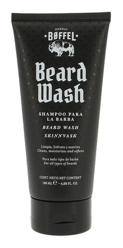 Beard Wash Shampoo Para Barba Hidratante 180ml Boffel