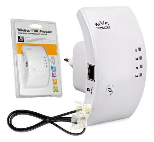 Repetidor De Alta Distância Wireless Wifi Rede Cor Branco Voltagem 110v/220v