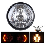 7'' Faro Led Universal Refacciones Moto Rgb Ojo De Angel