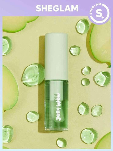 Sheglam Gloss Jelly Wow Aceite Labial Hidratante Acabado Brillante Color Verde
