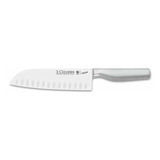 Cuchillo Santoku 18 Cm  Inox.forj.platina 3 Claveles 1627