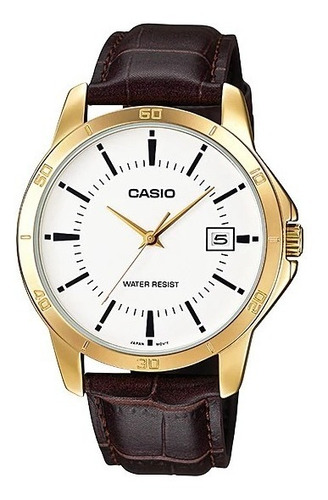 Reloj Casio Mtp-v004gl-7a Hombre Acero Inox Wr