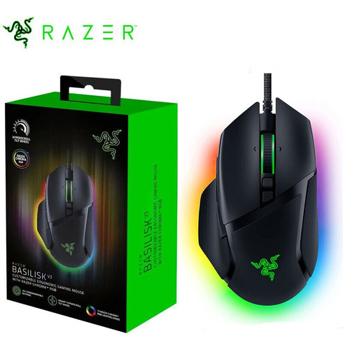 Mouse Gamer Razer Basilisk V3 Chroma Rgb 26.000dpi Lacrado