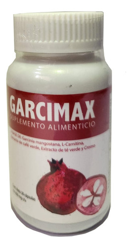 Garcimax Suplemento Alimenticio Garcinia Mangostana 600mg. 