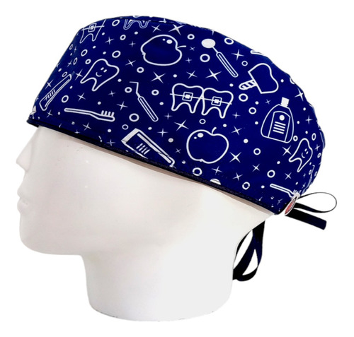 Gorro Quirúrgico Hombre + Lanyard Odontologia Azulturqui