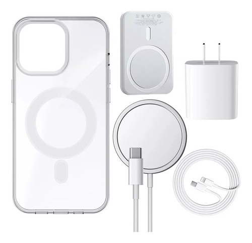 Kit De 20w Inalámbrico Magnético Cargador Para iPhone 13 Pro