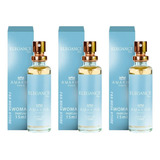 Kit 03 Perfume Feminino Amakha Paris Elegance Blue