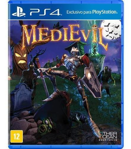 Jogo Mídia Física Medievil Remasterizado Para Ps4