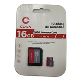 Memoria Micro Sd Corn 16gb  Clase 10  80mbs + Adaptador Sd