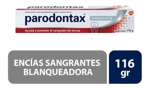 Parodontax Blanqueadora 116 Gr.