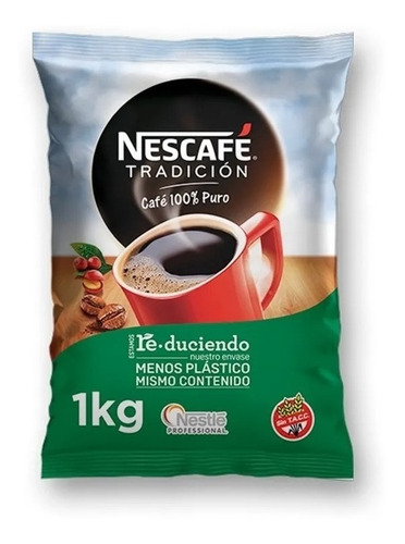 Café Soluble Tradición 100% Cafe Nescafe X 1 Kg