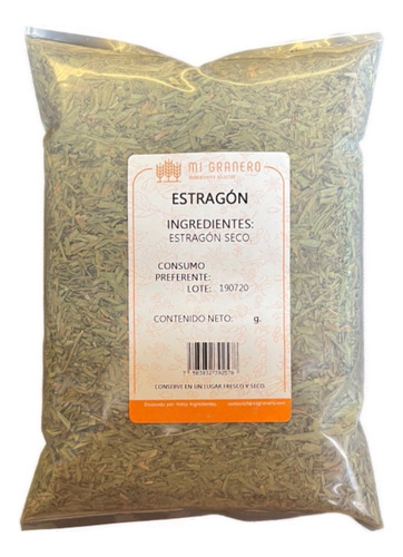 Estragón Hoja Deshidratado 150 Gramos