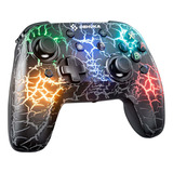 Joystick Led Rgb Con Carcasa Intercambiable Crackelada Compatible Con Pc Steam Nintendo Switch Oled Lite Android Dehuka