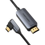 Cable Usb C A Hdmi Con Ángulo De Creación De Cables, Ángulo