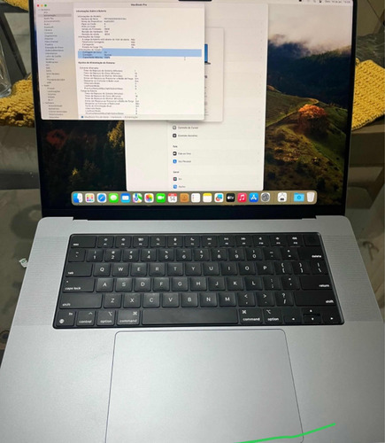 Macbook Pro 16 M1 Pro 2021 16gb 512gb 55 Ciclos Saúde 99%