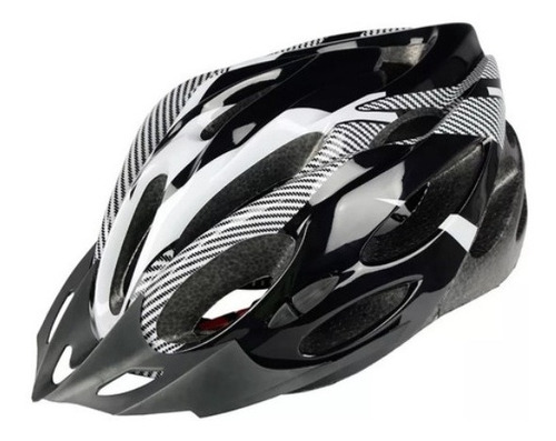 Casco Bicicleta Ajustable Acolchado Proteccion Con Luz 