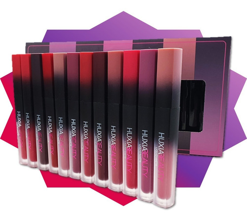 Set 12 Labiales Matte Indeleble For Ever  Envio Gratis!!