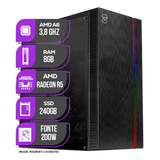 Cpu Pc Mancer, Amd A6, 8gb Memoria Ram, Ssd 240gb